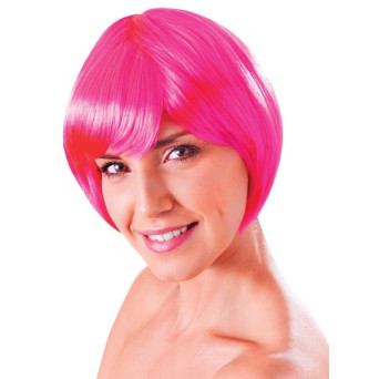 Peluca Rosa de Seductora para Adulto