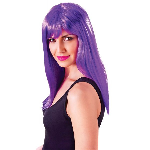 Peluca Purpura de Pasión para Adulto