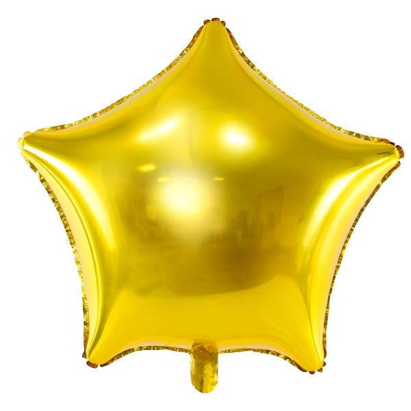 Globo Foil de Estrella de 48 Centímetros de color Oro Metálico