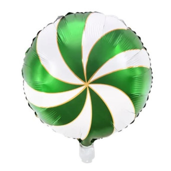 Globo Foil de Caramelo de 35 Centímetros de color Verde