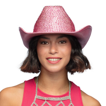 Sombrero de Vaquero Tomorrow de color Hot Pink para Adulto