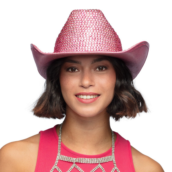 Sombrero de Vaquero Tomorrow de color Hot Pink para Adulto