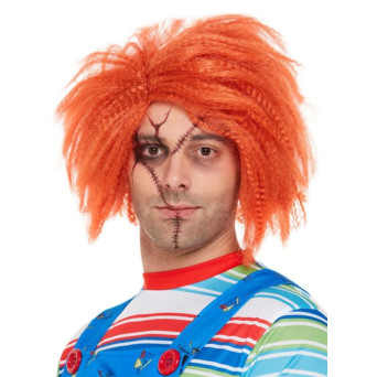 Peluca de Chucky para Adulto