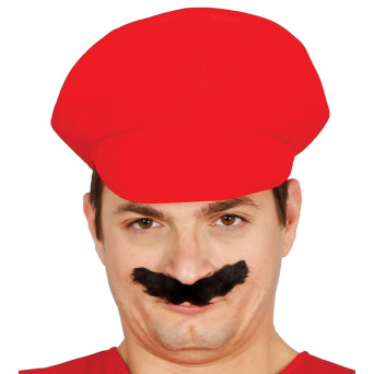 Gorra de Fontanero de color Rojo para Adulto