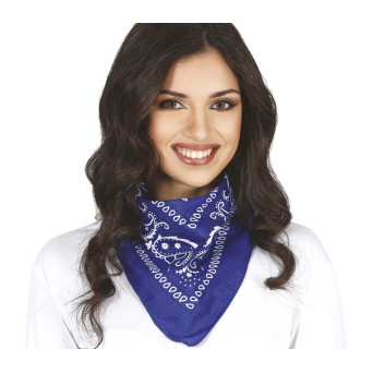 Pañuelo de Vaquero de color Azul para Adulto