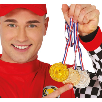 Medalla 3 Unidades de 7 Centímetros