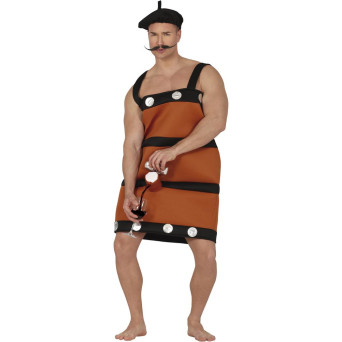 Disfraz de Barril de Bebida para Adulto