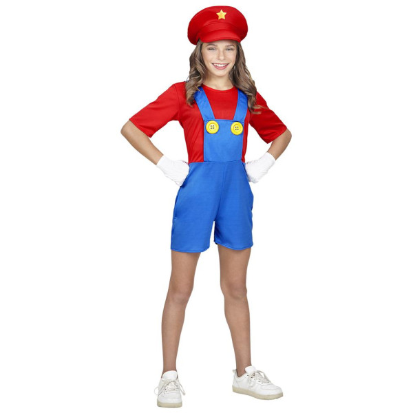 Disfraz de Super Fontanera Infantil