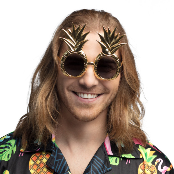 Gafas de Piña de color Oro para Adulto