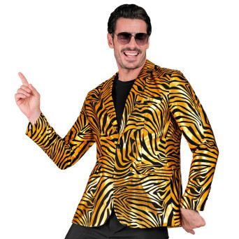 Chaqueta de Tigre de color Oro para Adulto