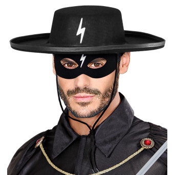 Sombrero de Caballero de color Negro para Adulto