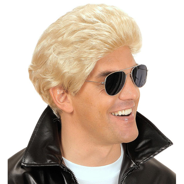 Peluca Rubia de Grease para Adulto