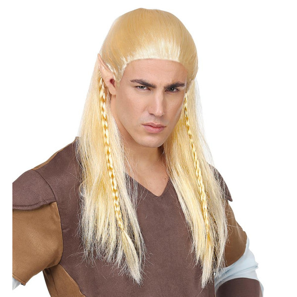 Peluca Rubia de Elfo Arquero para Adulto