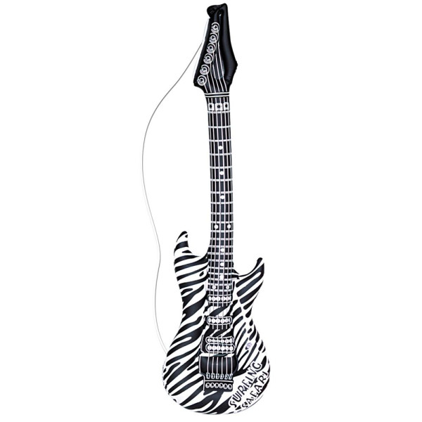 Guitarra Hinchable de Cebra de 105 Centímetros