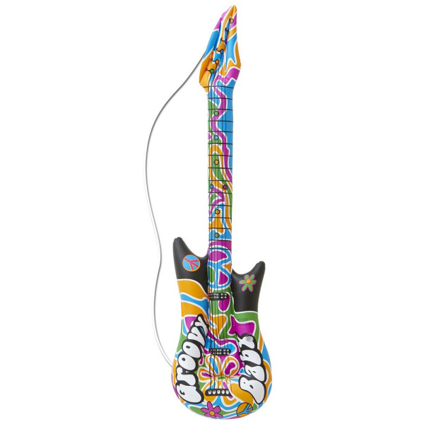 Guitarra Hinchable de Hippie Groovy de 105 Centímetros