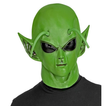 Máscara de Alien de color Verde para Adulto