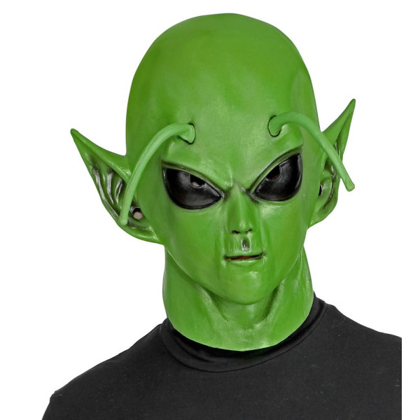 Máscara de Alien de color Verde para Adulto