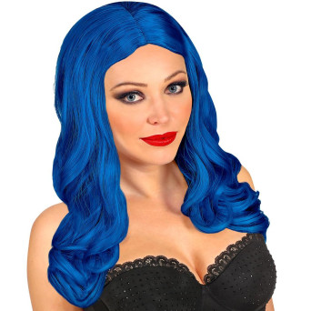 Peluca Azul de Roxy para Adulto