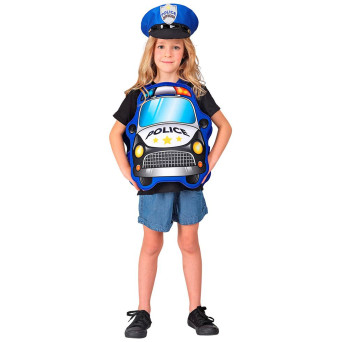 Disfraz de Coche de Policía Infantil