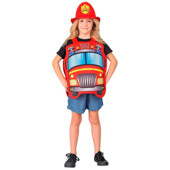 Disfraz de Coche de Bombero Infantil