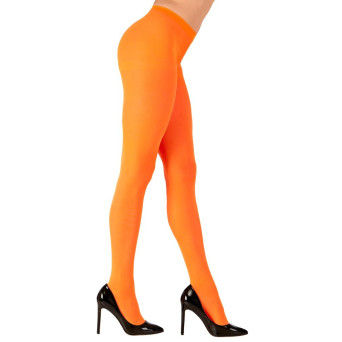 Medias de color Naranja Neón de 40 DEN para Adulto