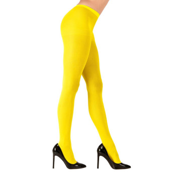Medias de color Amarillo Neón de 40 DEN para Adulto