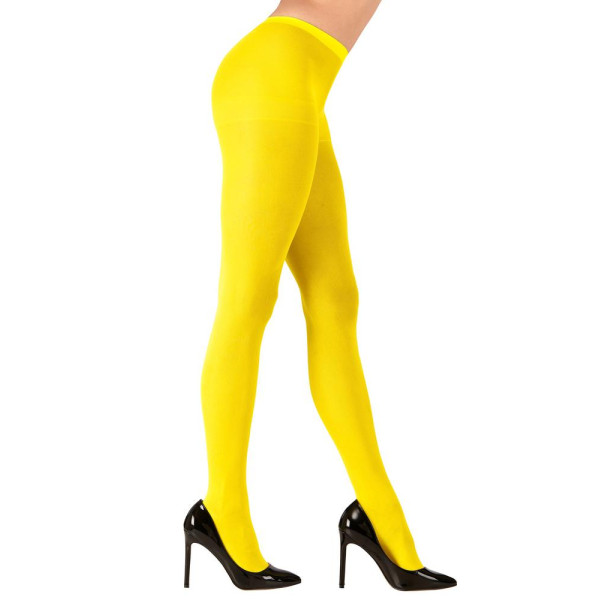 Medias de color Amarillo Neón de 40 DEN para Adulto