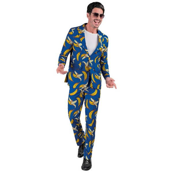 Traje de Plátano Neón para Adulto