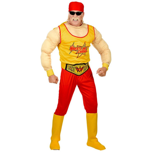 Disfraz de Campeón de Lucha Libre para Adulto