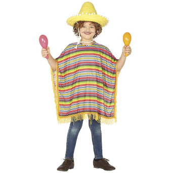 Poncho de Mexicano Infantil