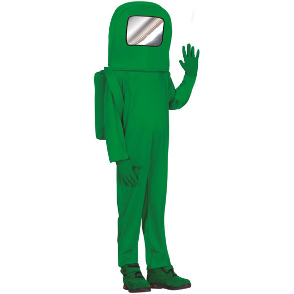 Disfraz de Astronauta de color Verde Infantil