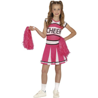 Disfraz de Animadora de color Rosa Infantil