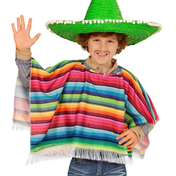 Poncho de Mexicano Infantil