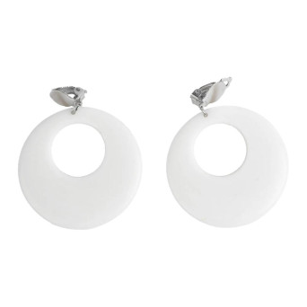 Pendientes de Flamenca de color Blanco