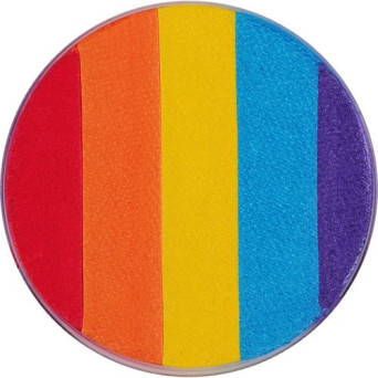 Maquillaje al Agua Splitcake de 45 Gramos color Rainbow de Superstar