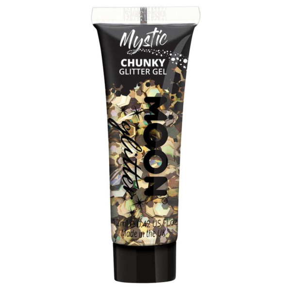 Purpurina Gruesa en Gel Moon Glitter Mystic de 12 Mililitros Color Mixto