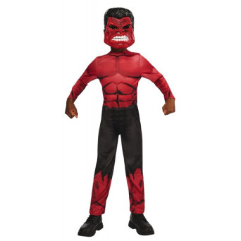 Disfraz de Hulk Rojo Infantil