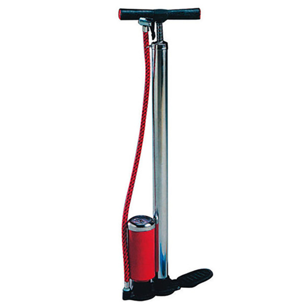 Bomba de Inflado de Pie con Manómetro