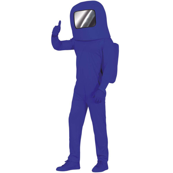 Disfraz de Astronauta de color Azul para Adulto