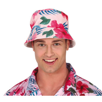 Gorro Hawaiano de Flamencos para Adulto