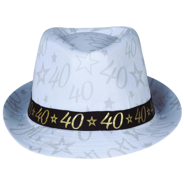Sombrero de Gangster de 40 Años para Adulto