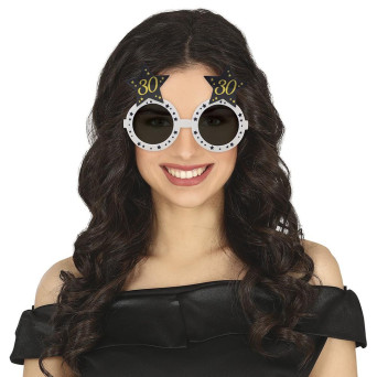 Gafas de Número 30 con Estrellas