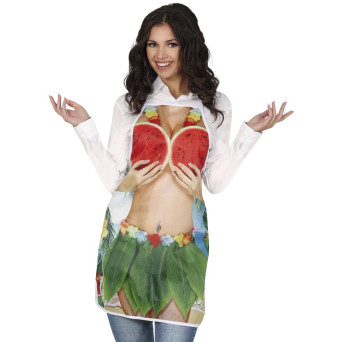 Delantal de Hawaiana para Adulto