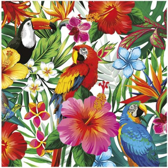 Servilleta de Hawaii 12 Unidades de 33 x 33 Centímetros