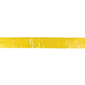 Guirnalda de Fleco Plástico de 25 Metros de color Amarillo