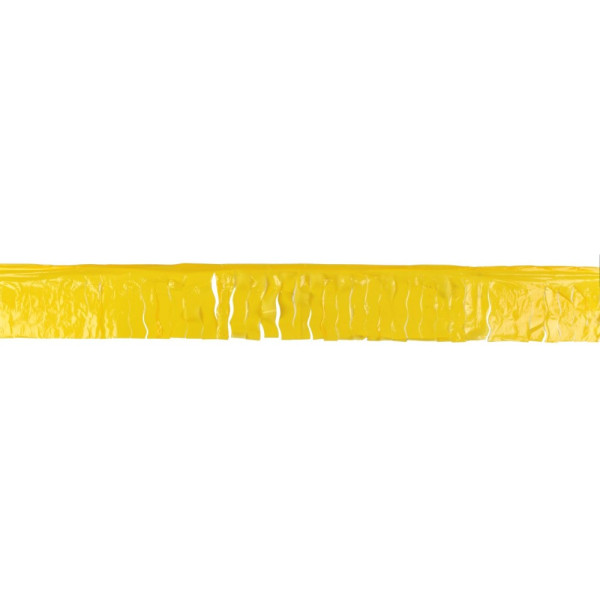 Guirnalda de Fleco Plástico de 25 Metros de color Amarillo
