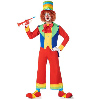 Disfraz de Payaso Micolor para Adulto