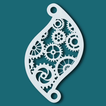 Plantilla de Steampunk para Pintacaras de Superstar