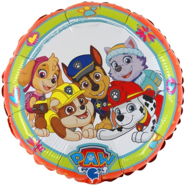 Globo Foil de Patrulla Canina de 46 Centímetros