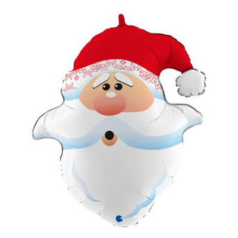 Globo de Cabeza de Papá Noel Sorpresa de 66 Centímetros